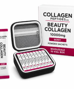 Beauty Collagen 10000mg Berry Powder Sachets - Wholesale 10 Vial Box