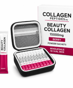 Beauty Collagen 15000mg Berry Powder Sachets - Wholesale 10 Vial Box