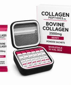 Bovine Collagen 2500mg Berry Powder Sachets - Wholesale 10 Vial Box