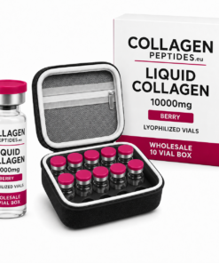 Liquid Collagen 10000mg Berry Lyophilized Vials - Wholesale 10 Vial Box