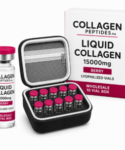 Liquid Collagen 15000mg Berry Lyophilized Vials - Wholesale 10 Vial Box