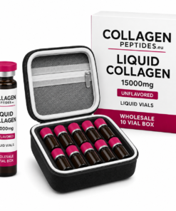 Liquid Collagen 15000mg Unflavored Liquid Vials - Wholesale 10 Vial Box