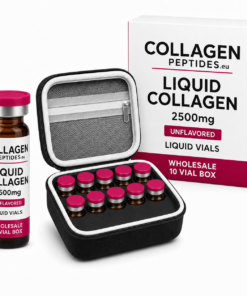 Liquid Collagen 2500mg Unflavored Liquid Vials - Wholesale 10 Vial Box