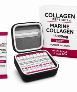 Marine Collagen 15000mg Berry Powder Sachets - Wholesale 10 Vial Box