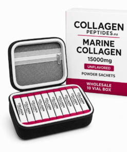 Marine Collagen 15000mg Unflavored Powder Sachets - Wholesale 10 Vial Box