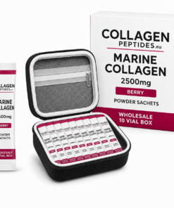 Marine Collagen 2500mg Berry Powder Sachets - Wholesale 10 Vial Box