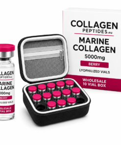 Marine Collagen 5000mg Berry Lyophilized Vials - Wholesale 10 Vial Box