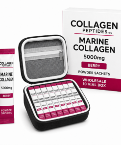 Marine Collagen 5000mg Berry Powder Sachets - Wholesale 10 Vial Box
