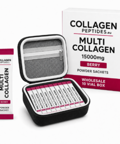 Multi Collagen 15000mg Berry Powder Sachets - Wholesale 10 Vial Box